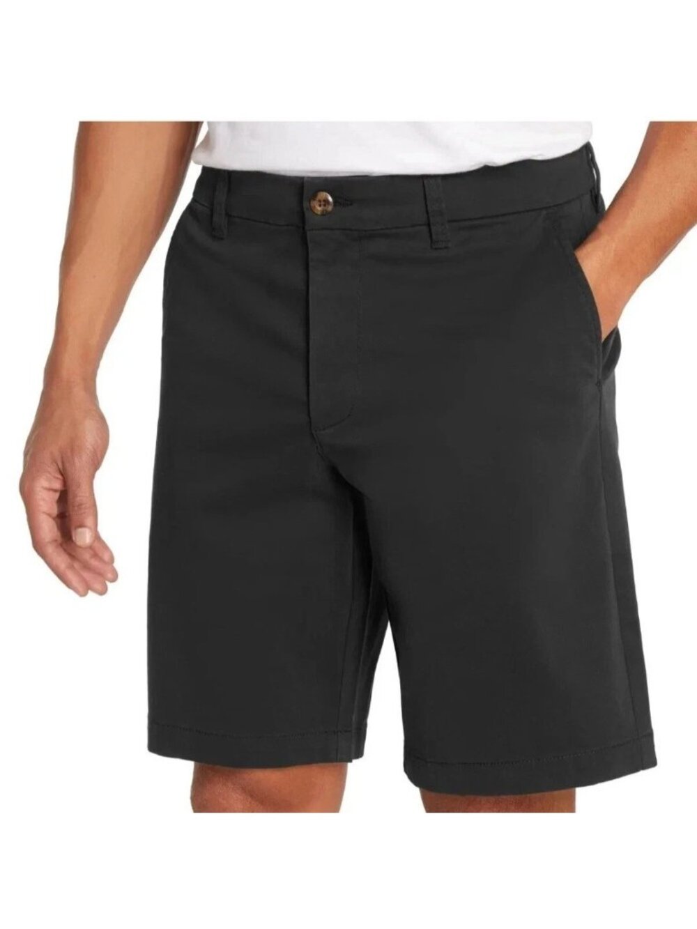 NWT Gap Flat Front Chino Shorts Men's Size 32 Black